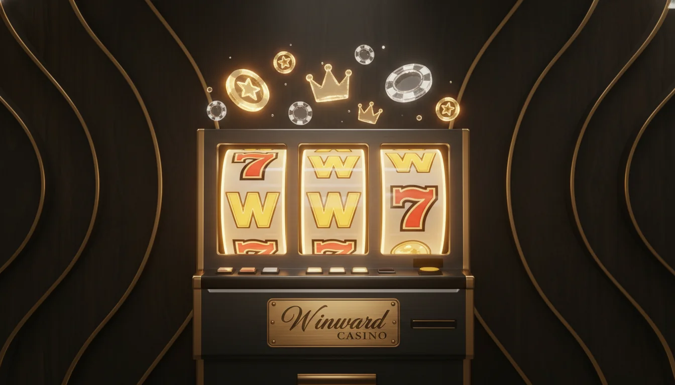 Diverse slot machines at Winward Casino